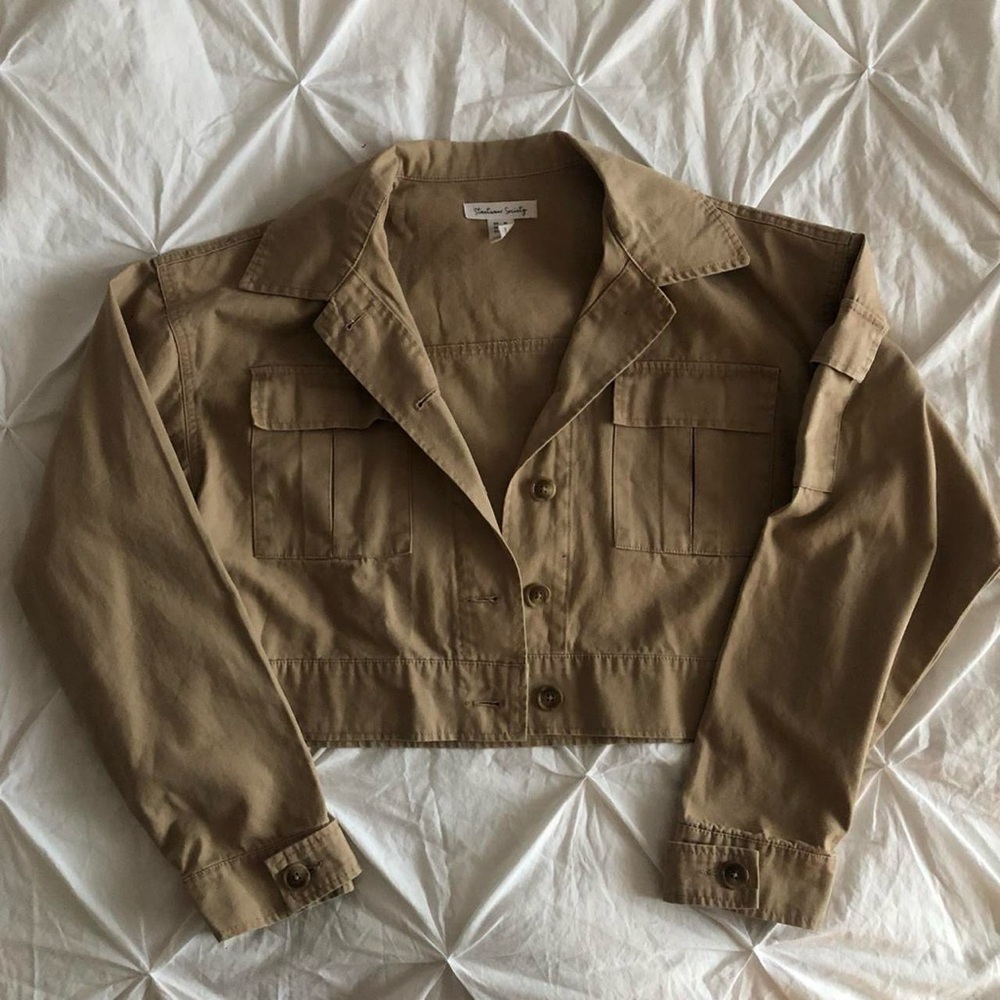 streetwear society cropped utility / cargo jacket - Picture 1 of 3